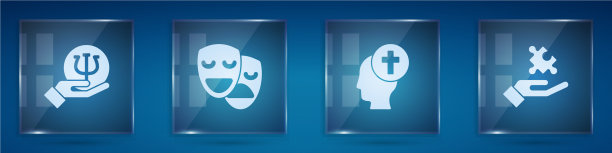 设置心理喜剧和悲剧面具人图片下载