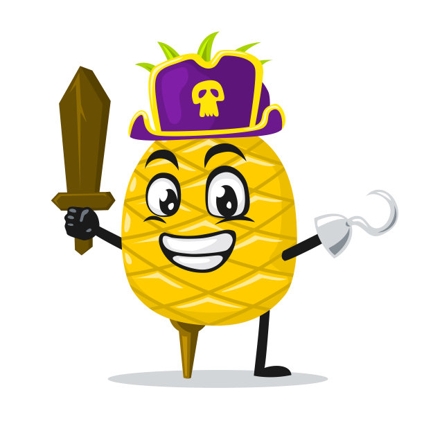 菠萝吉祥物或角色图片下载
