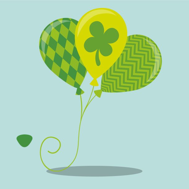 圣帕特里克斯日气球02图片下载