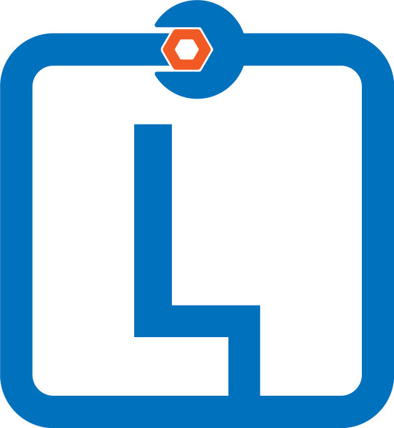 字母标志图标组成扳手和螺栓图片下载