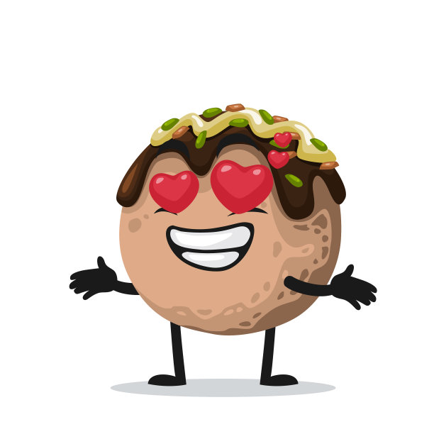 章鱼烧吉祥物或角色图片下载