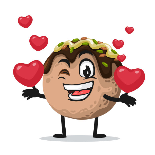 章鱼烧吉祥物或角色图片下载