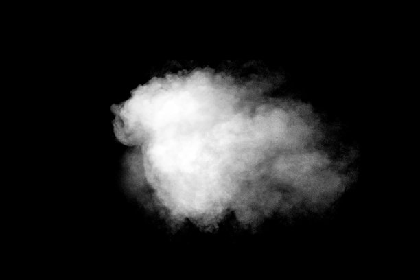 白色粉末在黑色背景上爆炸图片下载