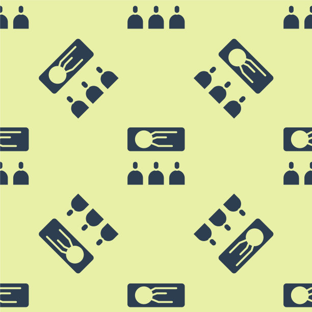 蓝色培训演示图标隔离无缝图片下载