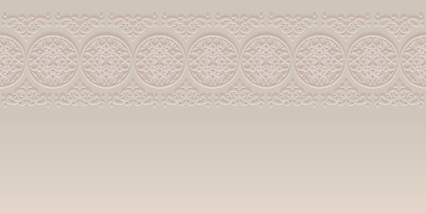 黑白装饰图案的石头浮雕在阿拉伯建筑风格的伊斯兰清真寺，斋月卡里姆贺卡图片下载