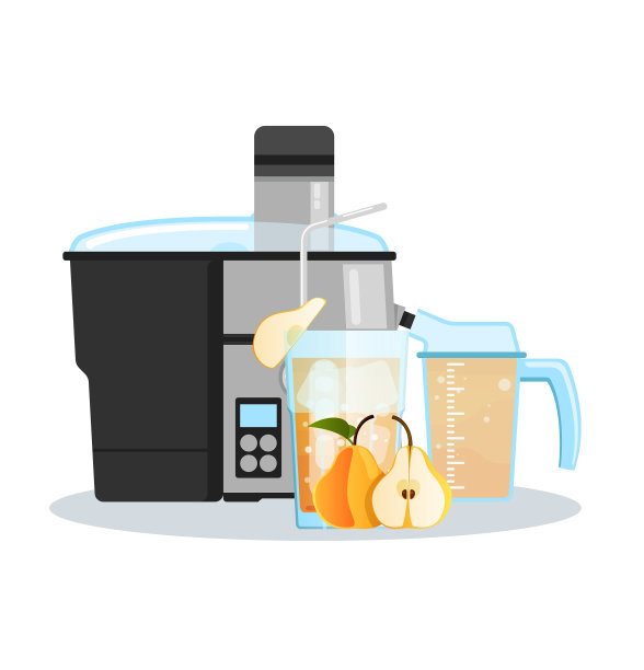 榨汁机或搅拌机用于制作果汁和水果图片下载