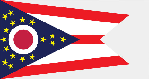 俄亥俄州的国旗图片下载