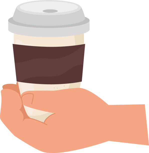 手握咖啡杯设计图片下载