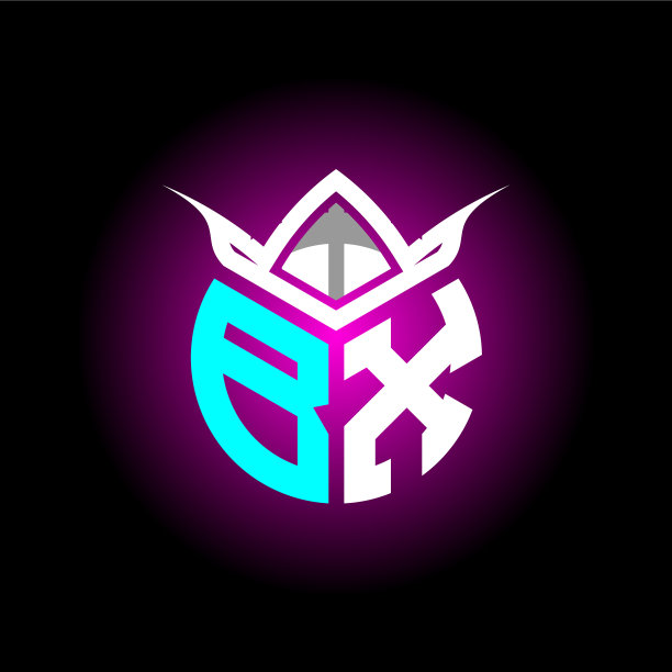 首极简b x字母与标志字母图片下载