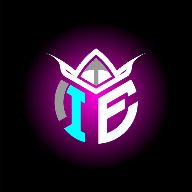 首极简I e字母组合标志字母图片下载