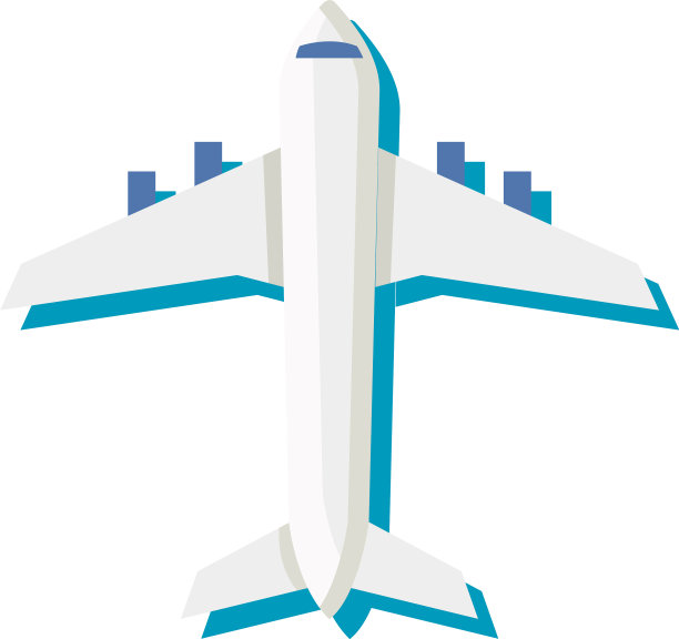 孤立的飞机图标设计图片下载