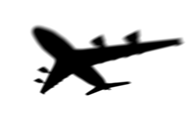 白色背景上的飞机阴影。飞机的影子图片下载