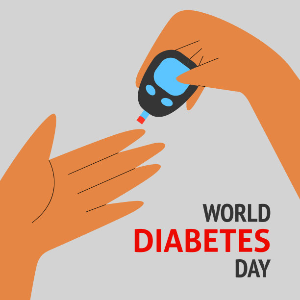 一个方形设计的传单与手和一个图片下载