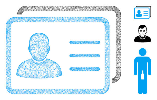 用户配置文件多边形网络网格图片下载