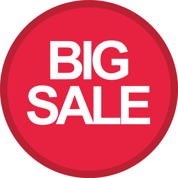 网络星期一大促销标签模板图片下载