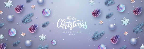 圣诞快乐，恭贺新禧图片下载