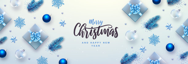 圣诞快乐，恭贺新禧图片下载