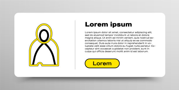 线斗篷斗篷斗篷图标孤立在白色图片下载