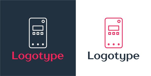 标志型线智能手机图标图片下载