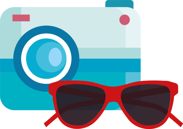 相机和眼镜设计图片下载