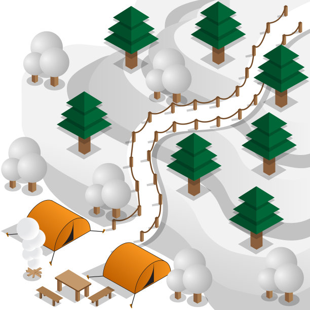 山区冬令营图片下载