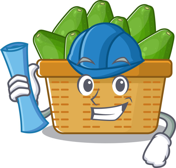 微笑建筑师的牛油果篮图片下载