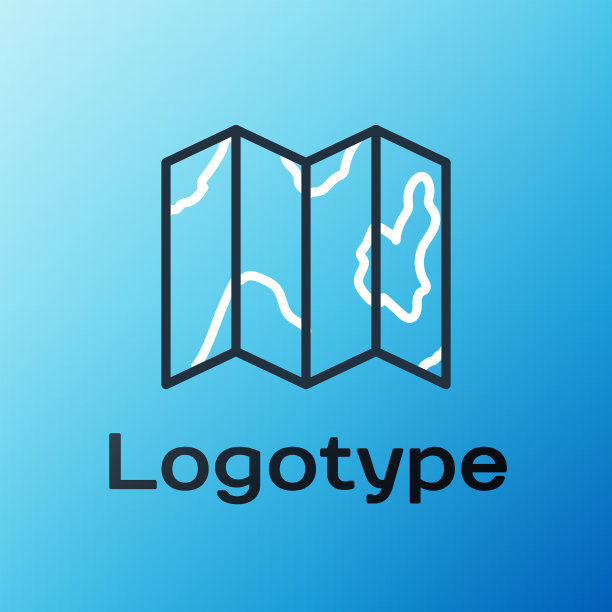 线位置森林在地图上的图标孤立图片下载