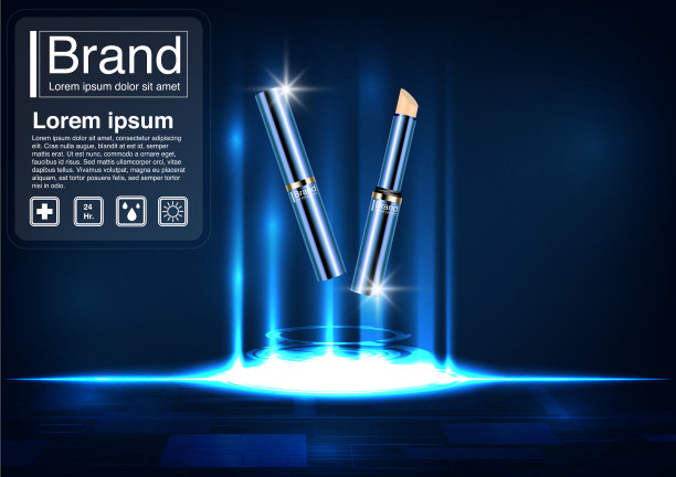 化妆品广告概念遮瑕膏图片下载