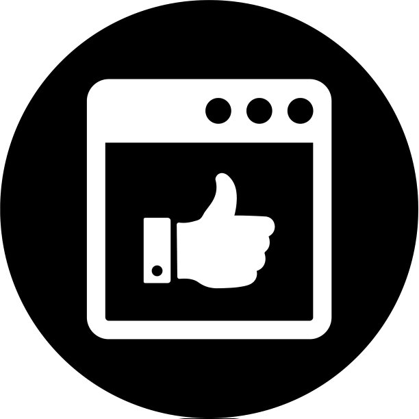 反馈点赞网站图标黑色图片下载