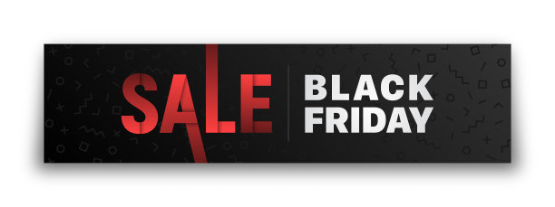 黑色星期五的促销标语是现代红白相间的图片下载