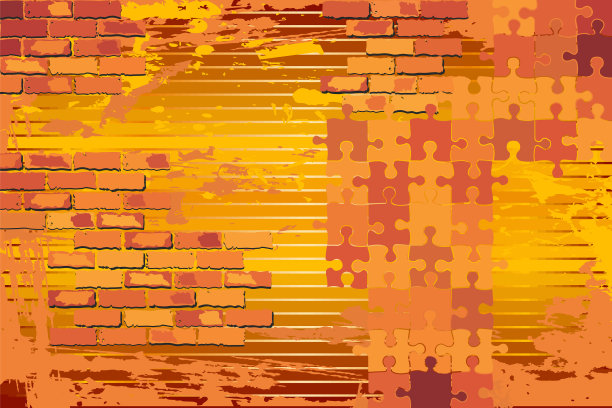 闪亮的垃圾橙色背景图片下载