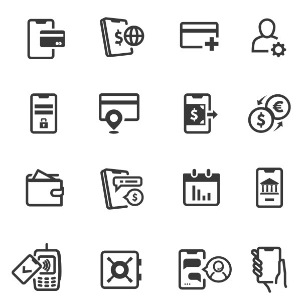 手机银行信用卡支付线加粗图片下载