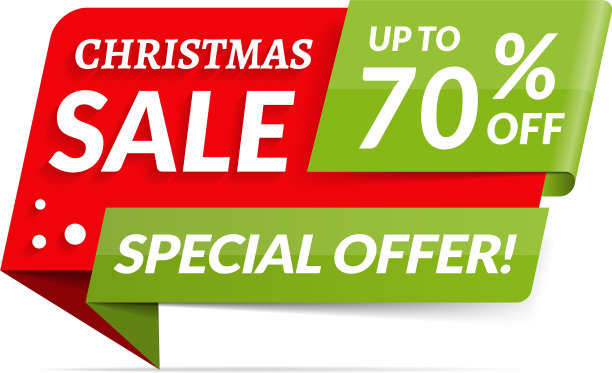 圣诞节销售横幅图片下载