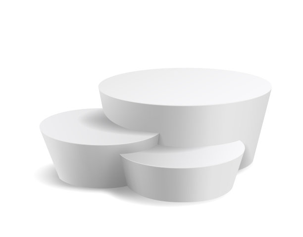 讲台场景3d圆形支柱或胜利者基座图片下载