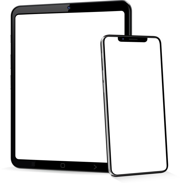 平板电脑与智能手机模拟图片下载
