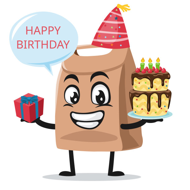 纸袋吉祥物或人物图片下载