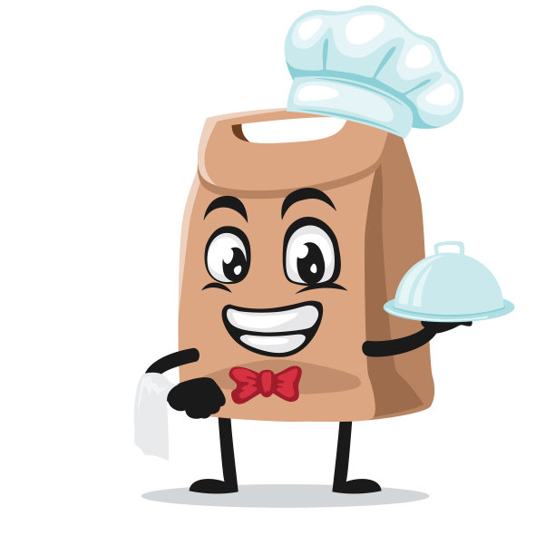 纸袋吉祥物或人物图片下载