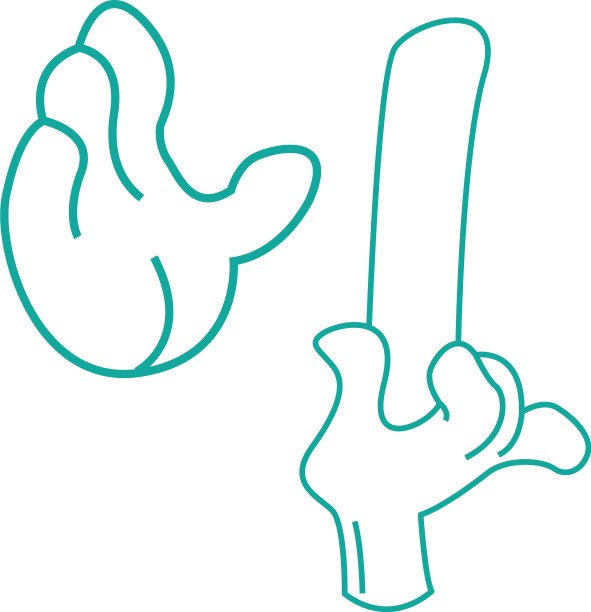 线的艺术手图片下载