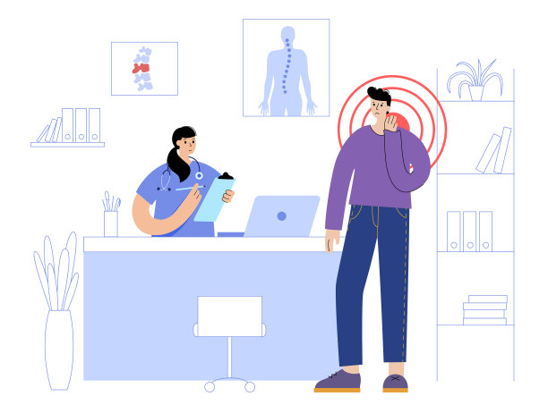 脊柱标志模板图片下载