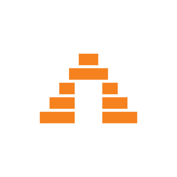 简单的寺庙门梯标志图片下载