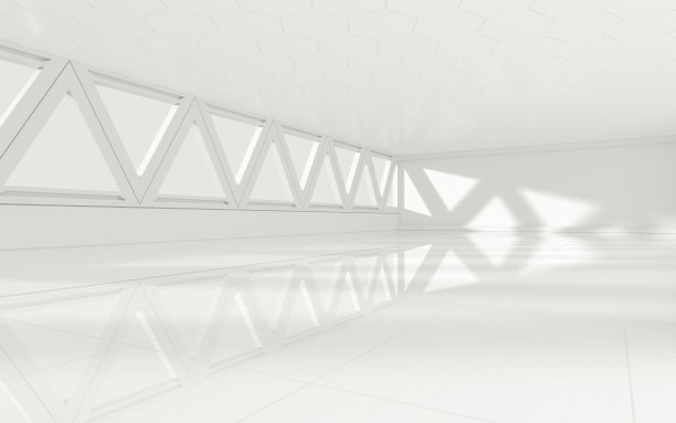 空的科幻房间，3d渲染。图片下载