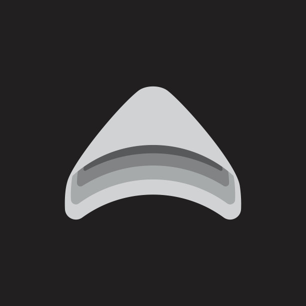 抽象三角形3d渐变标志图片下载