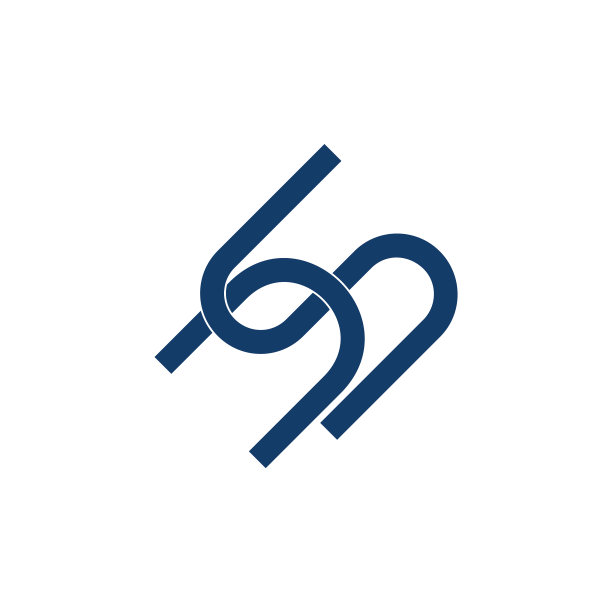 字母sn简单线条几何标志图片下载