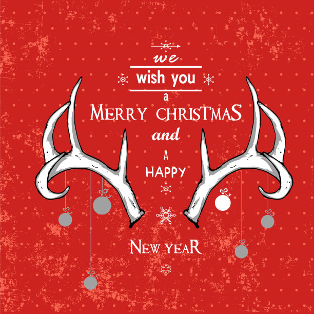 圣诞快乐，恭贺新禧图片下载