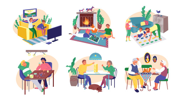 让人们玩棋盘游戏图片下载