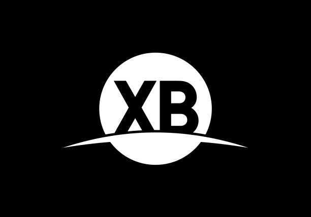 首字母x b标志设计模板图片下载