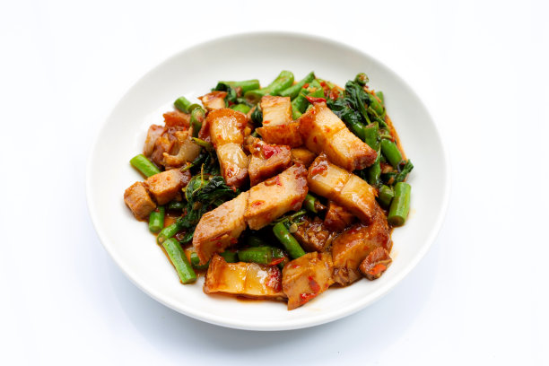 圣罗勒炒香脆猪肉图片下载