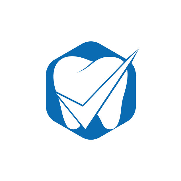 牙科检查标志设计模板图片下载