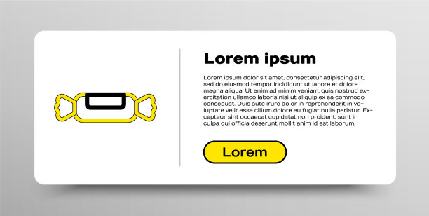 线糖果图标孤立的白色背景图片下载