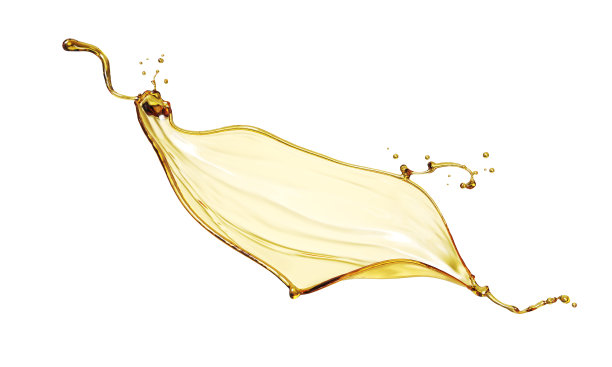 橄榄油或化妆品精华飞溅在白色背景上图片下载